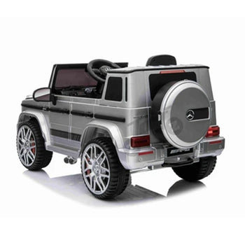 Licensed Mercedes Benz G63 AMG 12V Battery Electric Ride on car - Silver