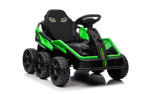 6x6 Electric Ride-On Go-Kart! 6 Wheels of Fun 24v
