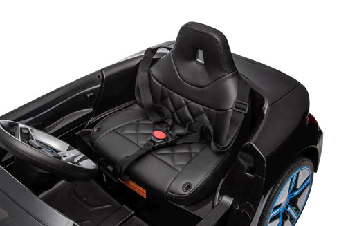 Licensed BMW I4 12V Kids Ride On Car - Black