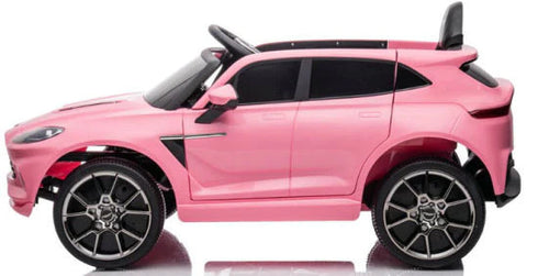 Aston Martin DBX 12v Kids ride on car - Pink