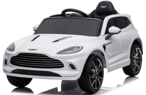 Aston Martin DBX 12v Kids ride on car - White