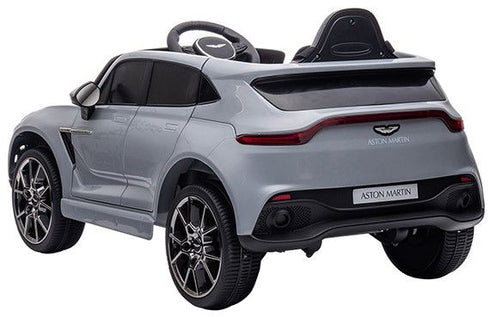 Aston Martin DBX 12v Kids ride on car - Silver