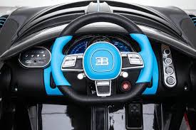 Licensed Bugatti Divo kids electric 12v ride on car with parental control- Blue