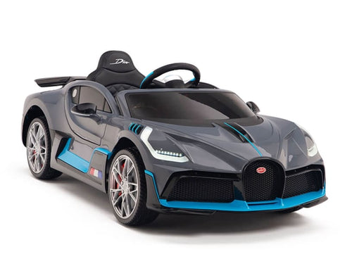 Licensed Bugatti Divo kids electric 12v ride on car with parental control- Blue