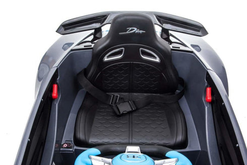 Licensed Bugatti Divo kids electric 12v ride on car with parental control- Blue