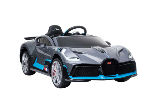 Licensed Bugatti Divo kids electric 12v ride on car with parental control- Blue