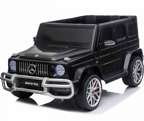 Licensed 4WD High Door Mercedes AMG G63 24V Ride On 2 SEATER Jeep - Black