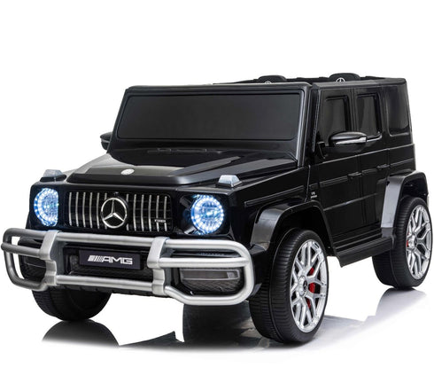 Licensed 4WD High Door Mercedes AMG G63 24V Ride On 2 SEATER Jeep - Black
