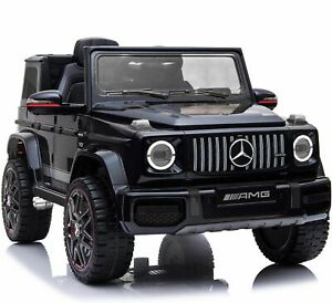 Fully Licensed Mercedes Benz G63 AMG 12V Battery Electric Ride on Car BIG SIZE(BBH003) - Black