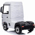 Licensed Mercedes Actros children's 24v ride on lorry with upgraded LEATHER seat, EVA RUBBER tyres, MP4 screen and has parental control- Black (Copy)