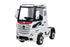 Licensed Mercedes Actros children's 24v ride on lorry with upgraded LEATHER seat, EVA RUBBER tyres, MP4 screen and has parental control- Black (Copy)