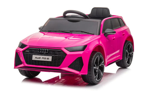 Audi RS6 Kids Ride on Sports Car with MP4 screen-Pink