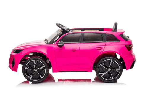 Audi RS6 Kids Ride on Sports Car with MP4 screen-Pink