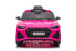 Audi RS6 Kids Ride on Sports Car with MP4 screen-Pink