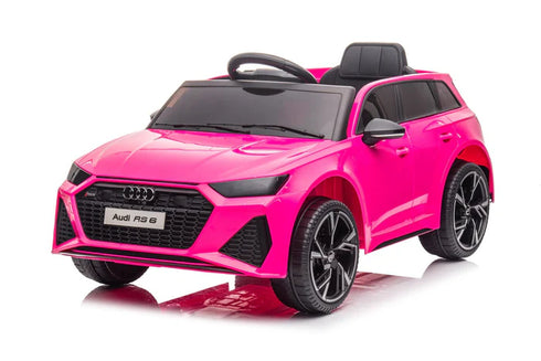 Audi RS6 Kids Ride on Sports Car with MP4 screen-Pink