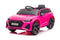 Audi RS6 Kids Ride on Sports Car with MP4 screen-Pink