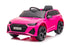 Audi RS6 Kids Ride on Sports Car with MP4 screen-Pink