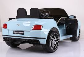 Licensed Bentley Continental Supersports 12V Electric Ride On Car with upgraded LEATHER seat and EVA rubber tyres-BLUE