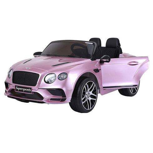 Bentley Continental Supersports 12V Electric Ride On Car with upgraded LEATHER seat and EVA rubber tyres-BLUE (Copy)