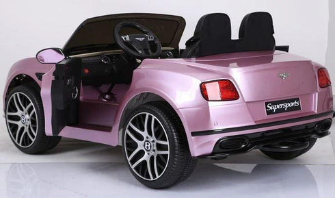 Bentley Continental Supersports 12V Electric Ride On Car with upgraded LEATHER seat and EVA rubber tyres-BLUE (Copy)