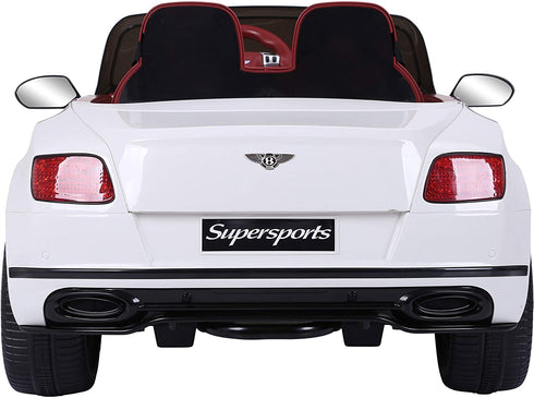 Bentley Continental Supersports 12V Electric Ride On Car with upgraded LEATHER seat and EVA rubber tyres-BLUE (Copy) (Copy)