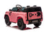 Land Rover Defender Octa 2 Seater 24V Ride On Car with Remote in pink