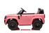 Land Rover Defender Octa 2 Seater 24V Ride On Car with Remote in pink