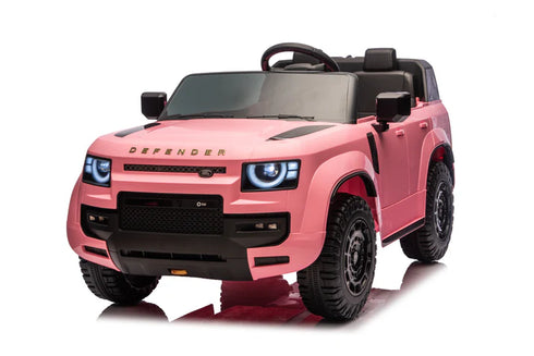 Land Rover Defender Octa 2 Seater 24V Ride On Car with Remote in pink