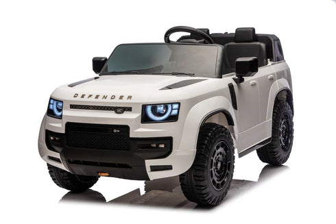 Land Rover Defender Octa 2 Seater 24V Ride On Car with Remote in white