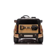 Land Rover Defender Octa 2 Seater 24V Ride On Car with Remote in champagne