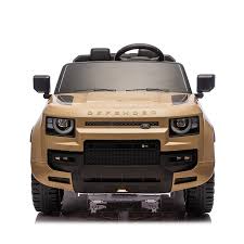 Land Rover Defender Octa 2 Seater 24V Ride On Car with Remote in champagne