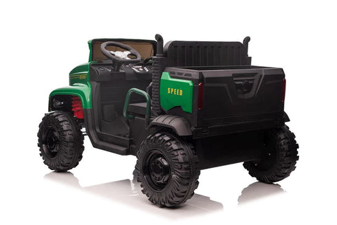 NEW 12v10ah 4WD Farmer Truck 2 SEATER kids ride on - Green