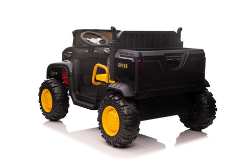 NEW 12v10ah 4WD Farmer Truck 2 SEATER kids ride on - Black