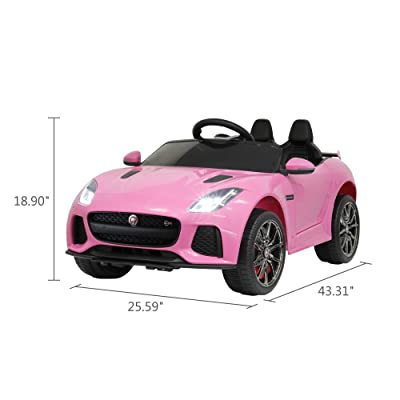 LICENSED JAGUAR F-TYPE 12V RIDE ON KIDS CAR WITH PARENTAL REMOTE