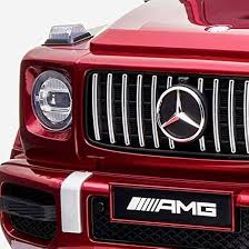 Fully Licensed Mercedes Benz G63 AMG 12V Battery Electric Ride on Car BIG SIZE(BBH003) - Metallic Red