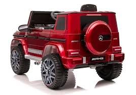 Fully Licensed Mercedes Benz G63 AMG 12V Battery Electric Ride on Car BIG SIZE(BBH003) - Metallic Red