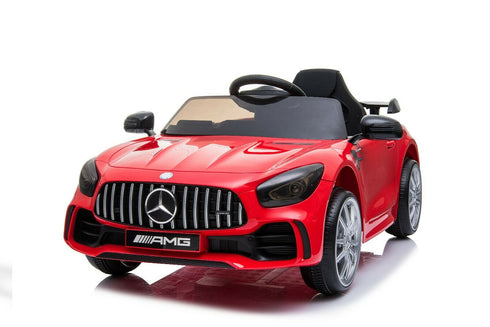 Official Licensed Mercedes AMG GTR ride on car with parental control-white/green.red