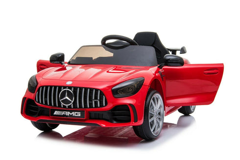 Official Licensed Mercedes AMG GTR ride on car with parental control-white/green.red