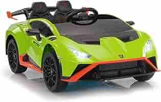 Lamborghini Huracan STO 12V Drift ride on car - Green