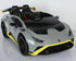 Lamborghini Huracan STO 12V Drift ride on car - Grey