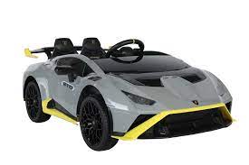 Lamborghini Huracan STO 24V Drift ride on car - Grey