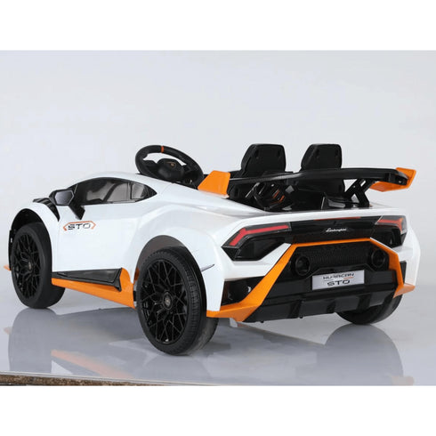 Lamborghini Huracan STO 24V Drift ride on car - White