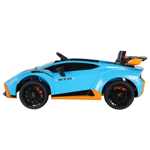 Lamborghini Huracan STO 24V Drift ride on car - Blue