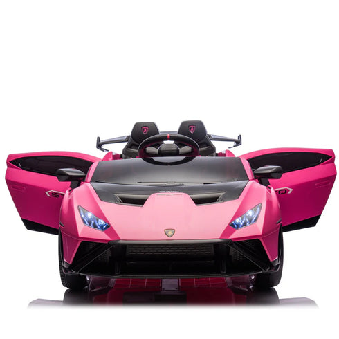 Lamborghini Huracan STO 12V Drift ride on car - Pink