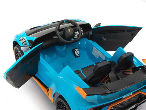 Lamborghini Huracan STO 12V Drift ride on car - Blue