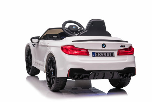 BMW M5 Kids Ride on Electric Car 12v With leather Seats and Eva Wheels