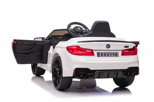 BMW M5 Kids Ride on Electric Car 12v With leather Seats and Eva Wheels