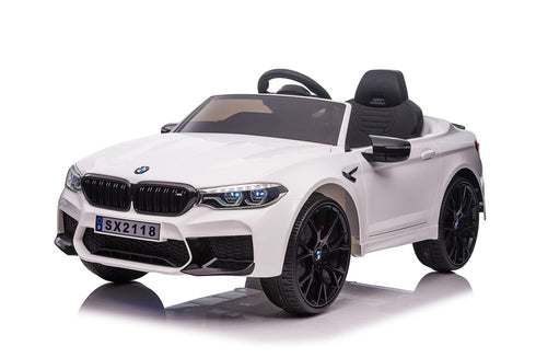 BMW M5 Kids Ride on Electric Car 12v With leather Seats and Eva Wheels