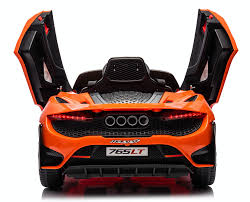 Mclaren 765LT Electric 12V Kids Ride on Toy Car With Remote - Orange