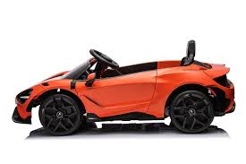 Mclaren 765LT Electric 12V Kids Ride on Toy Car With Remote - Orange
